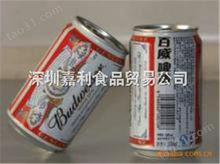 330mlx24罐/件百威啤酒